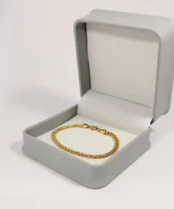 Pulso Tejido Chino Doble Carril Dorado | Oro Laminado 18K