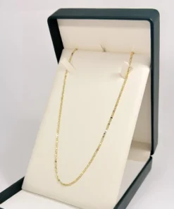 Cadena Escalera Clásica Dorada | Oro Laminado 18K