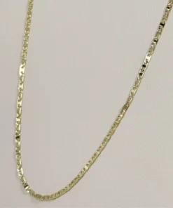 Alternative view of Cadena Escalera Clásica Dorada | Oro Laminado 18K